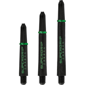 Harrows - Supergrip - Carbon Dart Shafts - Short (35mm) / Green