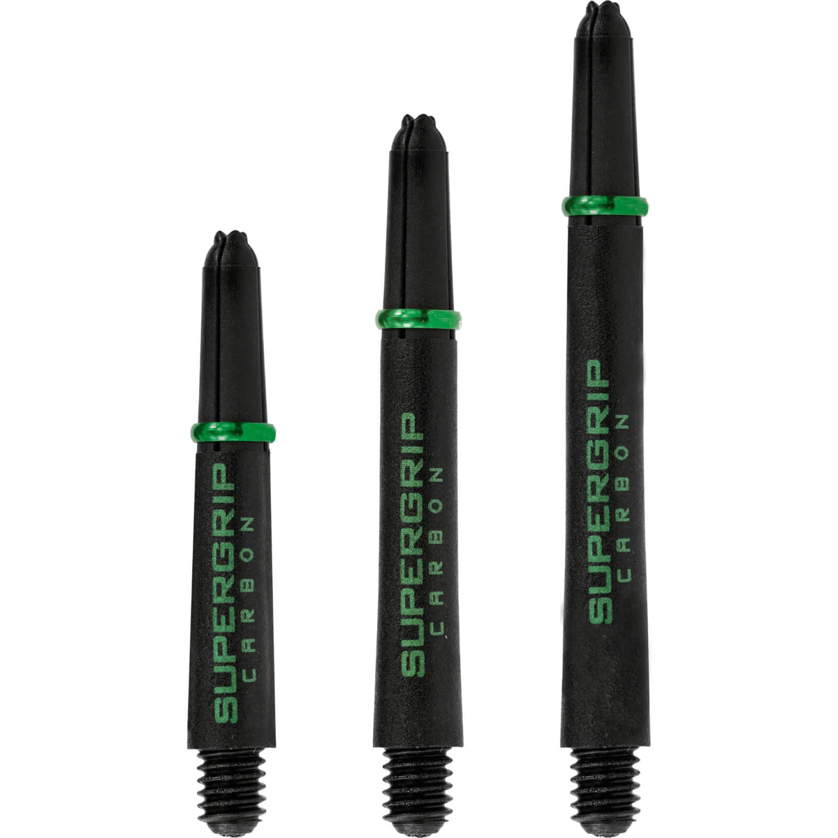 Dart Shafts - Harrows - Supergrip - Carbon Dart Shafts Short (35mm) / Green