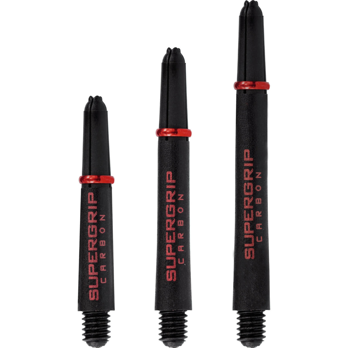Dart Shafts - Harrows - Supergrip - Carbon Dart Shafts Short (35mm) / Red