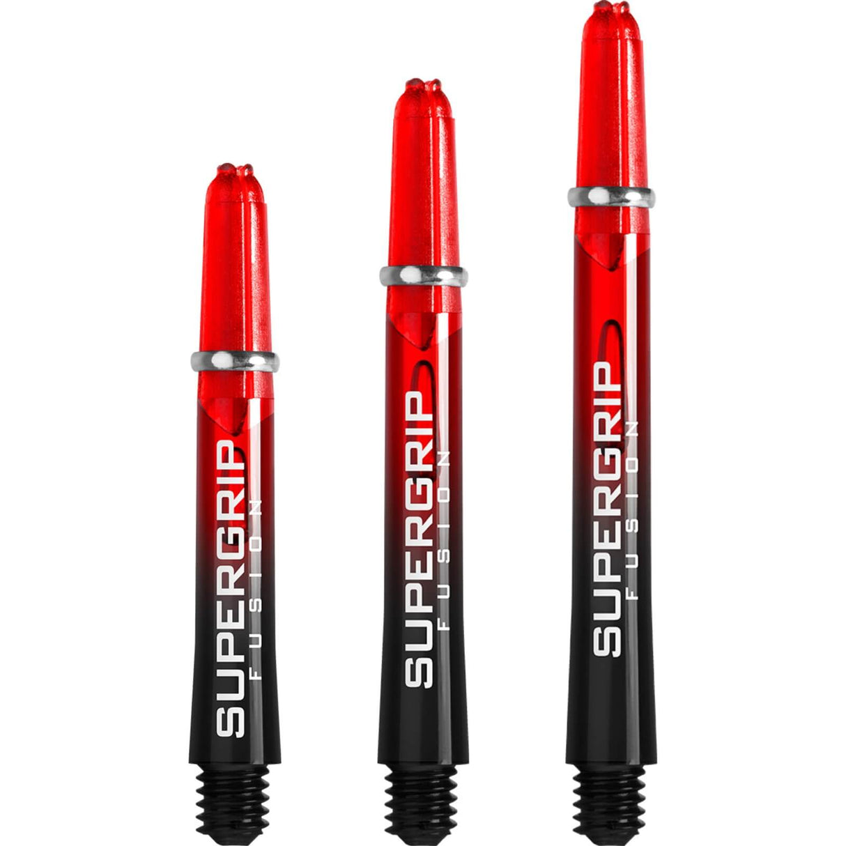 Harrows - Supergrip Fusion - Nylon Dart Shafts - Short (35mm) / Red