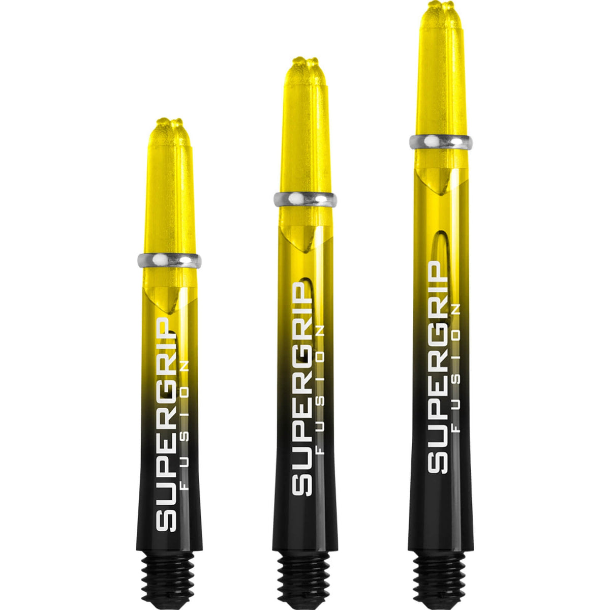 Dart Shafts - Harrows - Supergrip Fusion - Nylon Dart Shafts Short (35mm) / Yellow