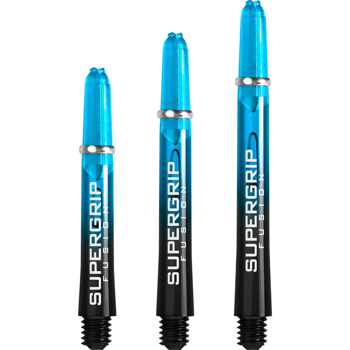 Dart Shafts - Harrows - Supergrip Fusion - Nylon Dart Shafts Short (35mm) / Aqua