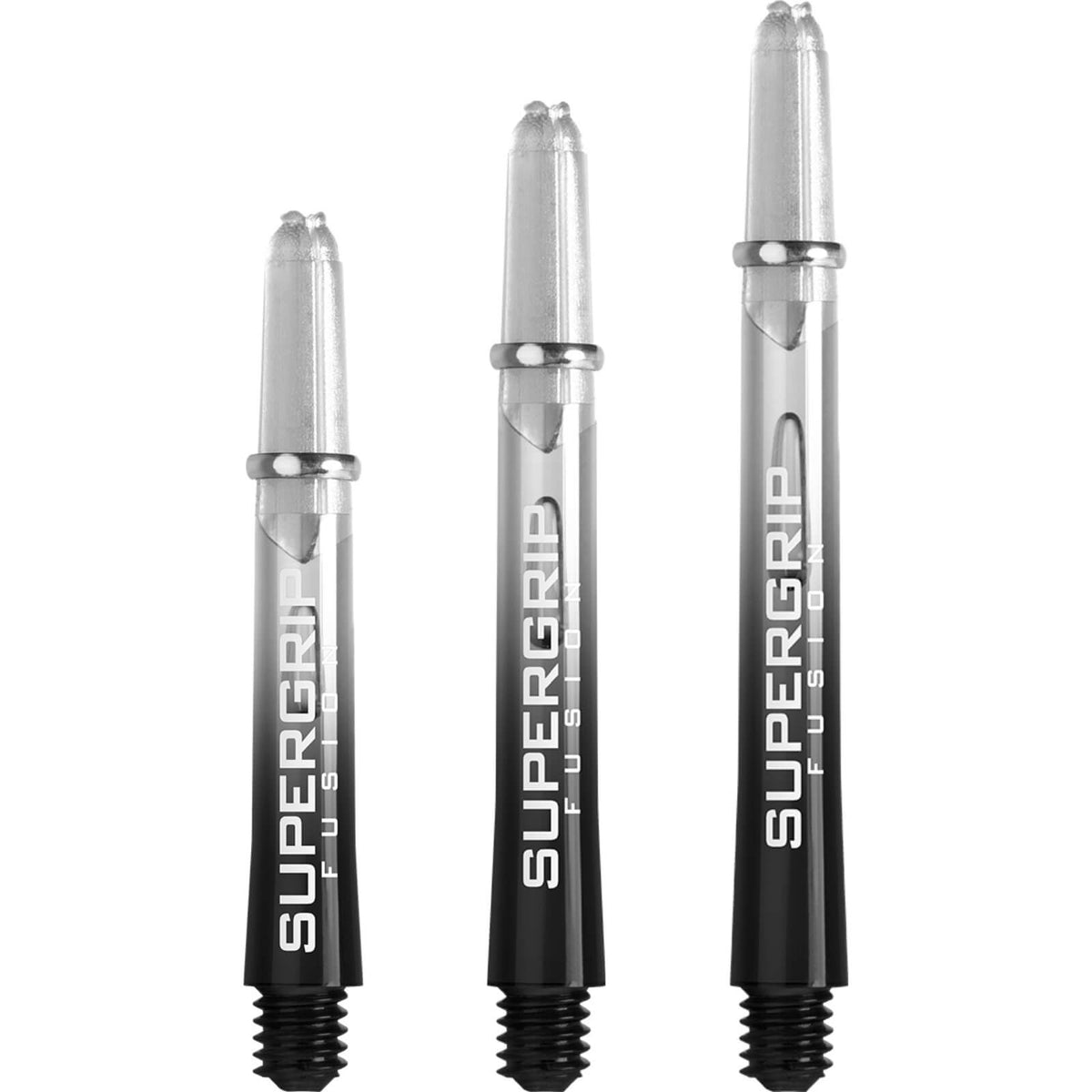 Dart Shafts - Harrows - Supergrip Fusion - Nylon Dart Shafts Short (35mm) / Clear