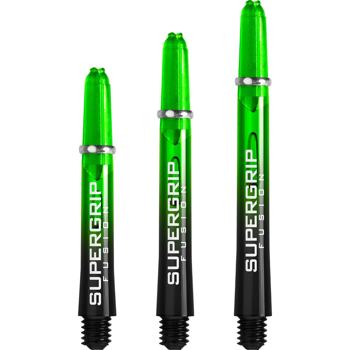 Dart Shafts - Harrows - Supergrip Fusion - Nylon Dart Shafts Short (35mm) / Green