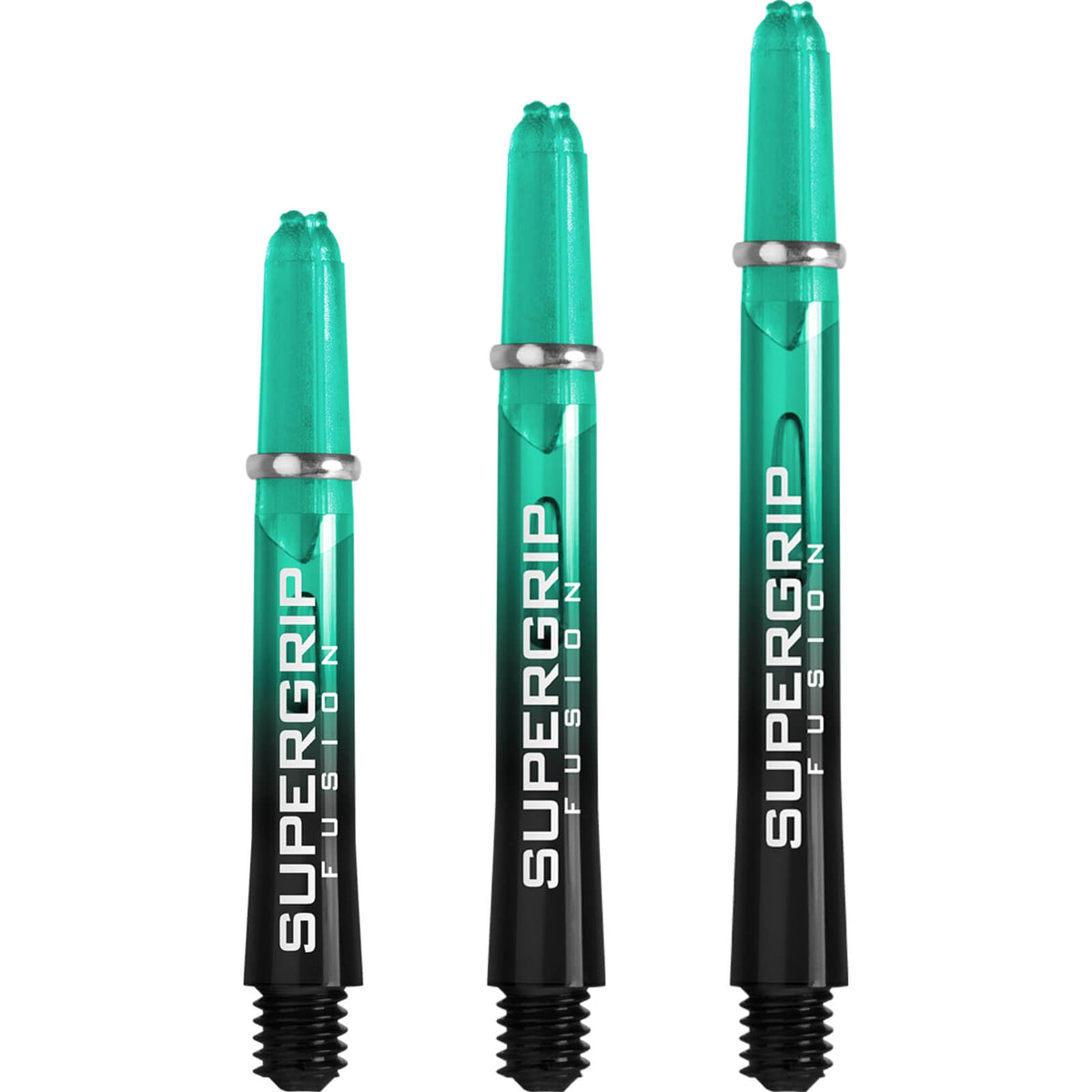 Dart Shafts - Harrows - Supergrip Fusion - Nylon Dart Shafts Short (35mm) / Jade