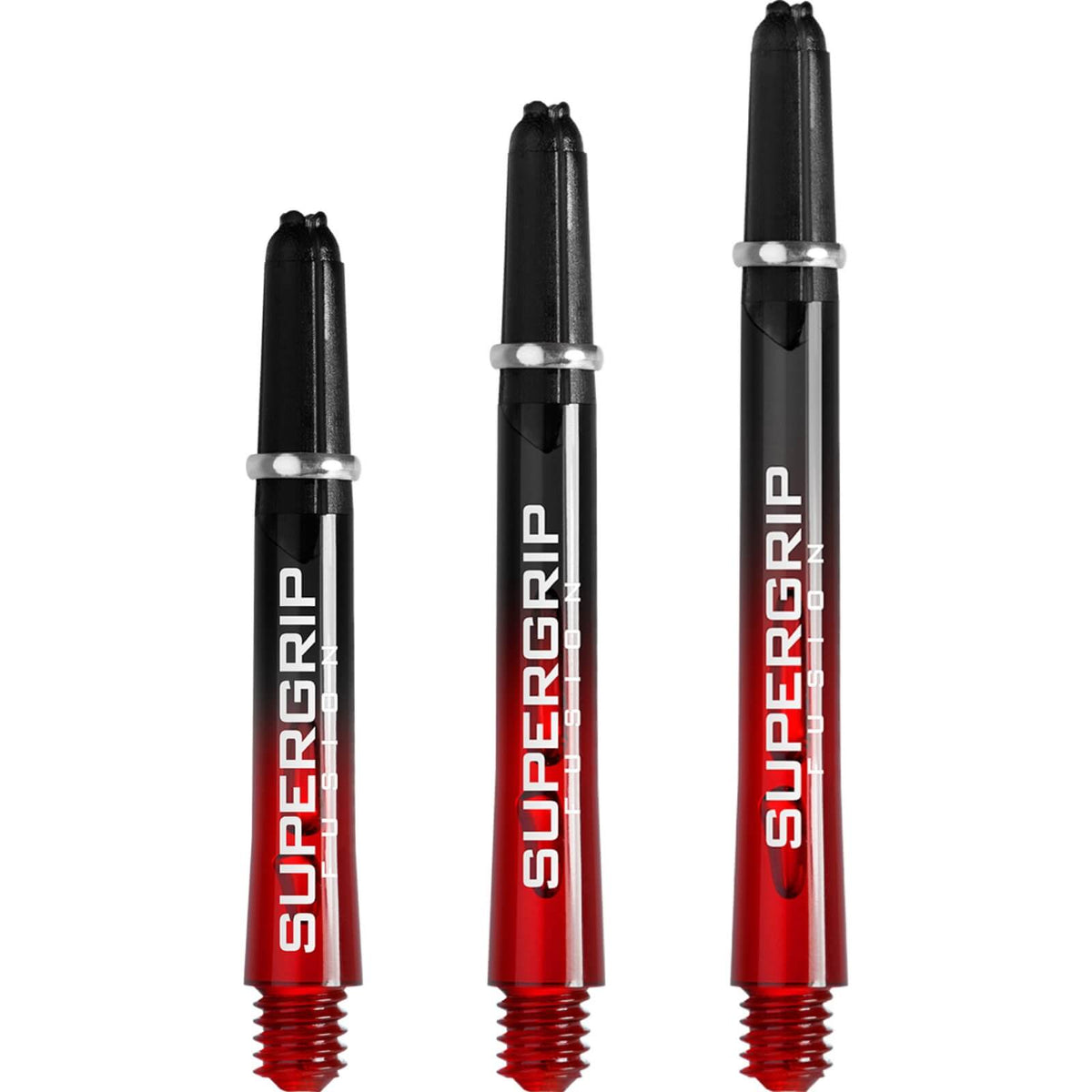 Dart Shafts - Harrows - Supergrip Fusion-X - Nylon Dart Shafts Short (35mm) / Red
