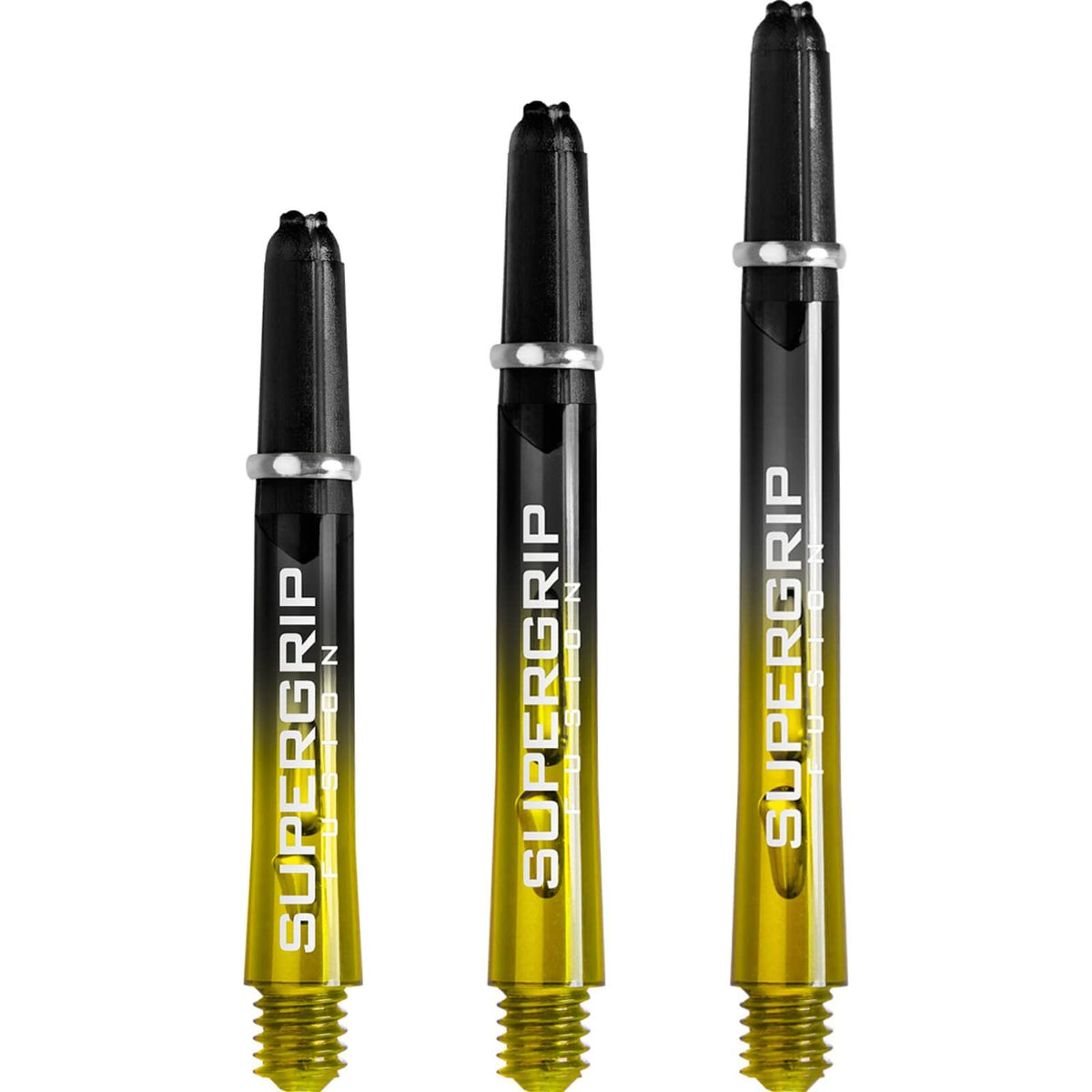 Dart Shafts - Harrows - Supergrip Fusion-X - Nylon Dart Shafts Short (35mm) / Yellow
