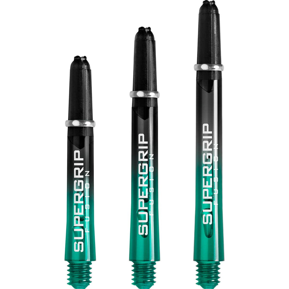 Dart Shafts - Harrows - Supergrip Fusion-X - Nylon Dart Shafts Short (35mm) / Jade