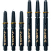 Harrows - Supergrip Spin Nylon Dart Shafts - Short (35mm) / Black & Gold