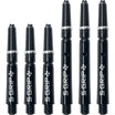 Harrows - Supergrip Spin Nylon Dart Shafts - Short (35mm) / Black & Silver