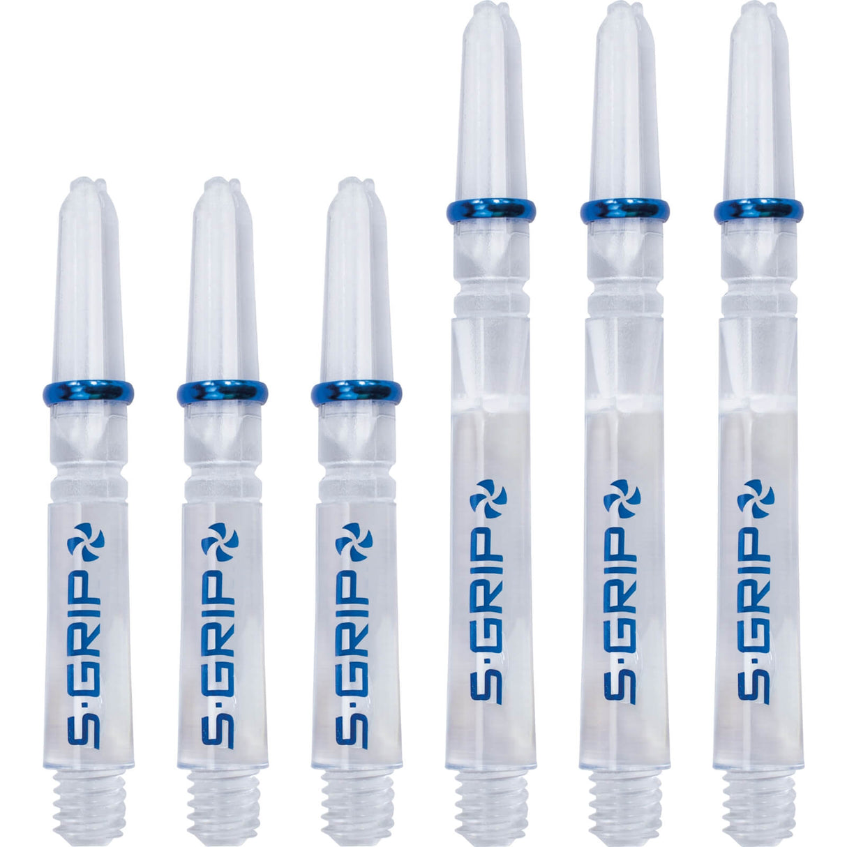 Harrows - Supergrip Spin Nylon Dart Shafts - Short (35mm) / Clear