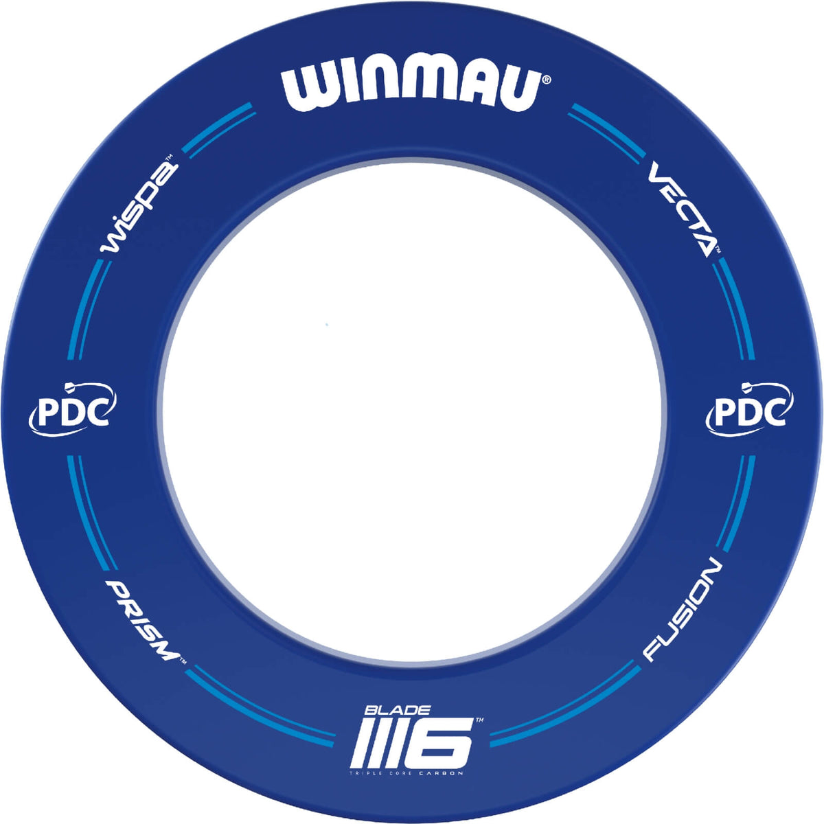 Dartboard Accessories - Winmau - Blue PDC Blade 6 Dartboard Surround 