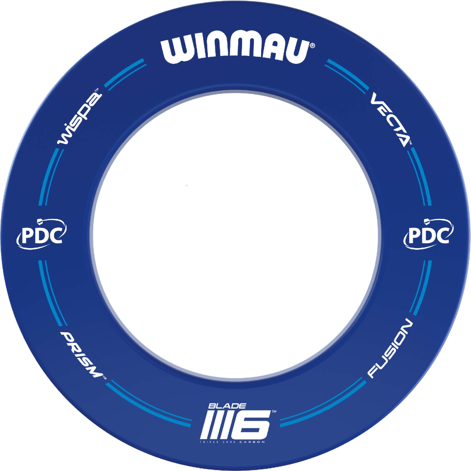 Dartboard Accessories - Winmau - Blue PDC Blade 6 Dartboard Surround 
