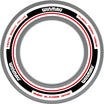 Winmau - Advance Dartboard Surround - White & Red