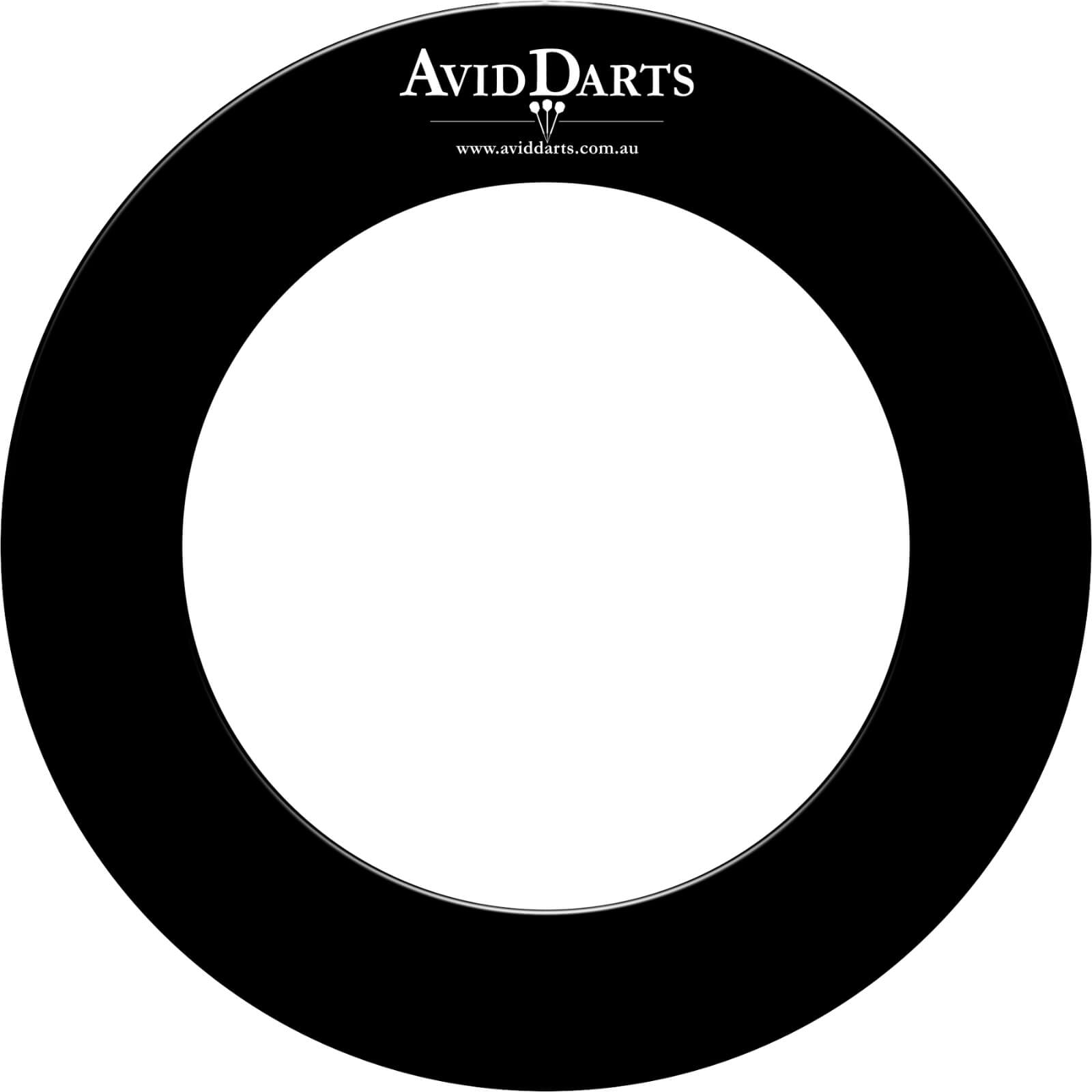 Dartboard Accessories - Avid Darts - Professional Dartboard Surround - Top Logo 