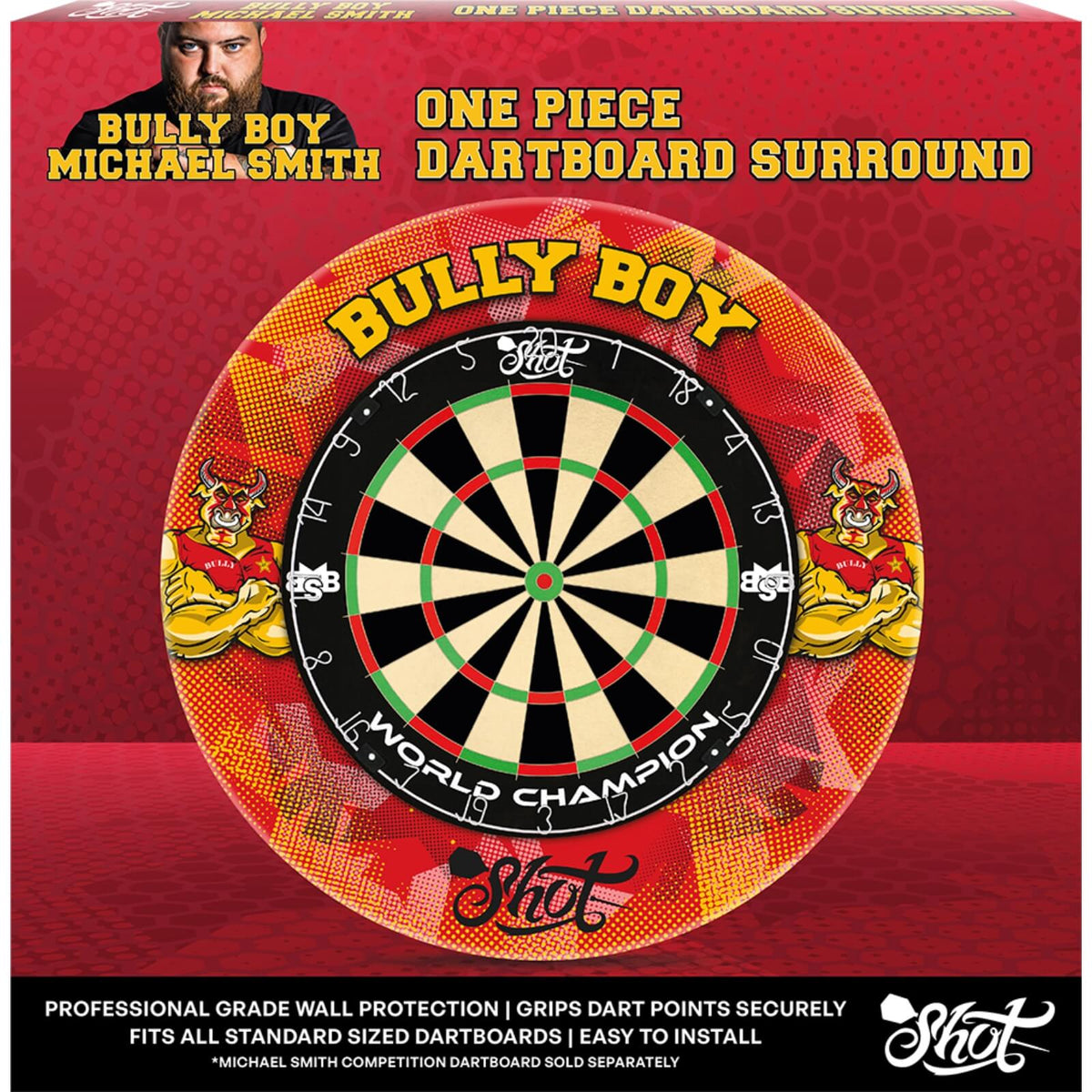 Dartboard Accessories - Shot - Michael Smith - 1 Piece Dartboard Surround 