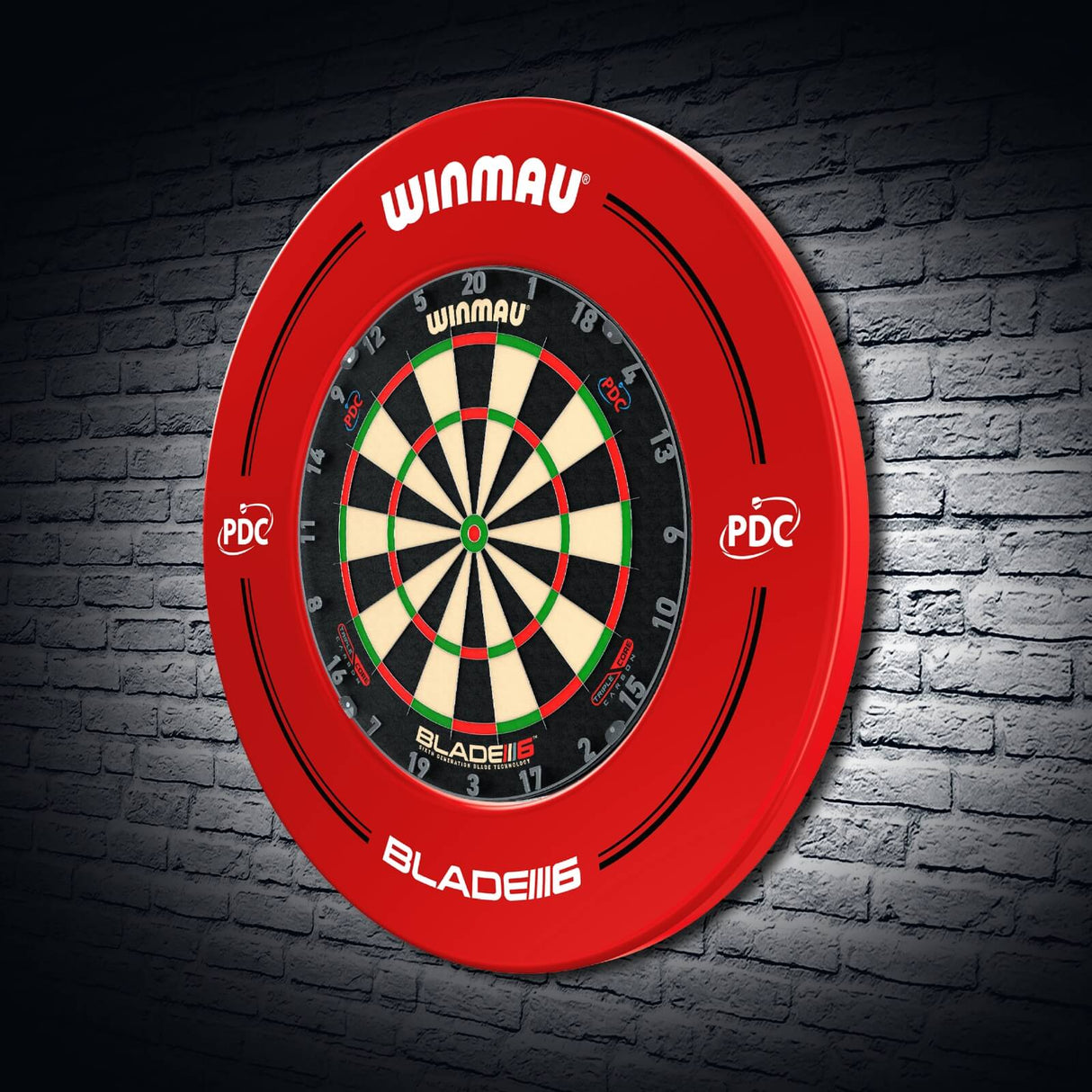 Winmau - Red PDC Blade 6 Dartboard Surround -