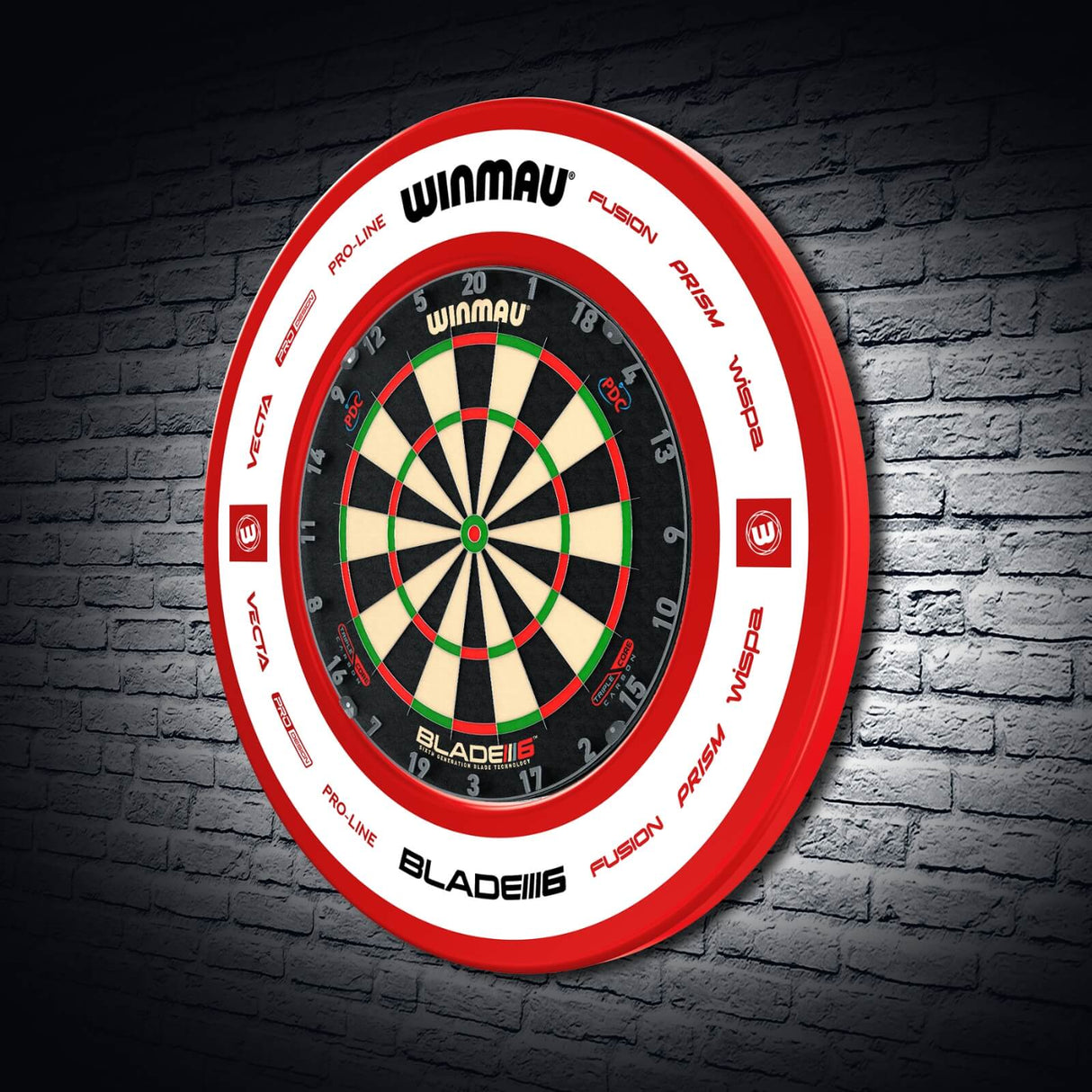 Winmau - Pro Line 2.0 Red Dartboard Surround -
