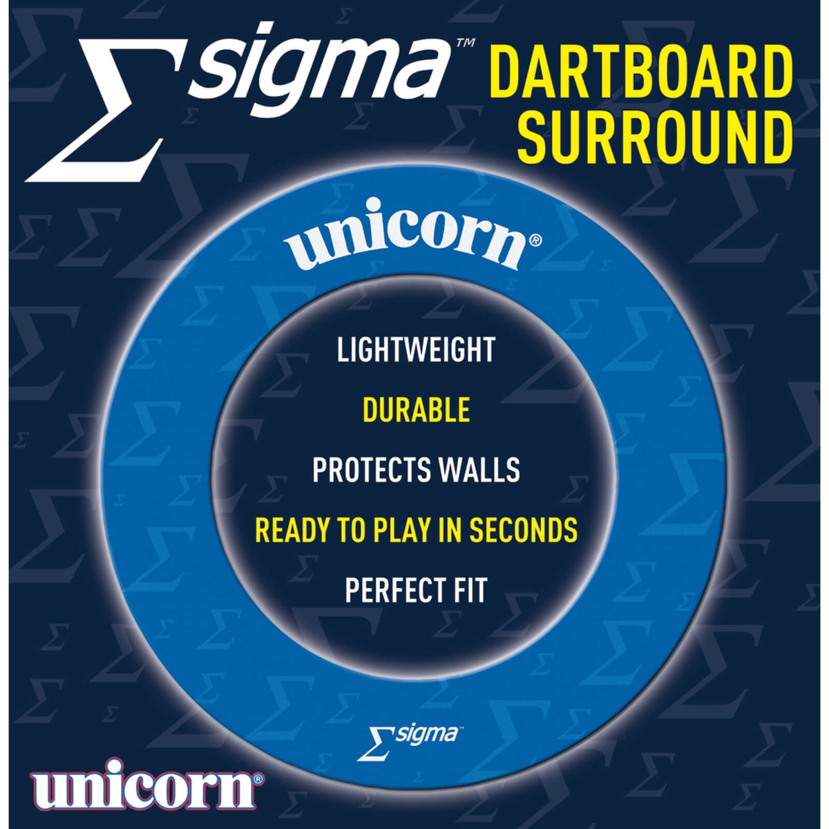 Dartboard Accessories - Unicorn - Professional Dartboard Surround - Sigma 