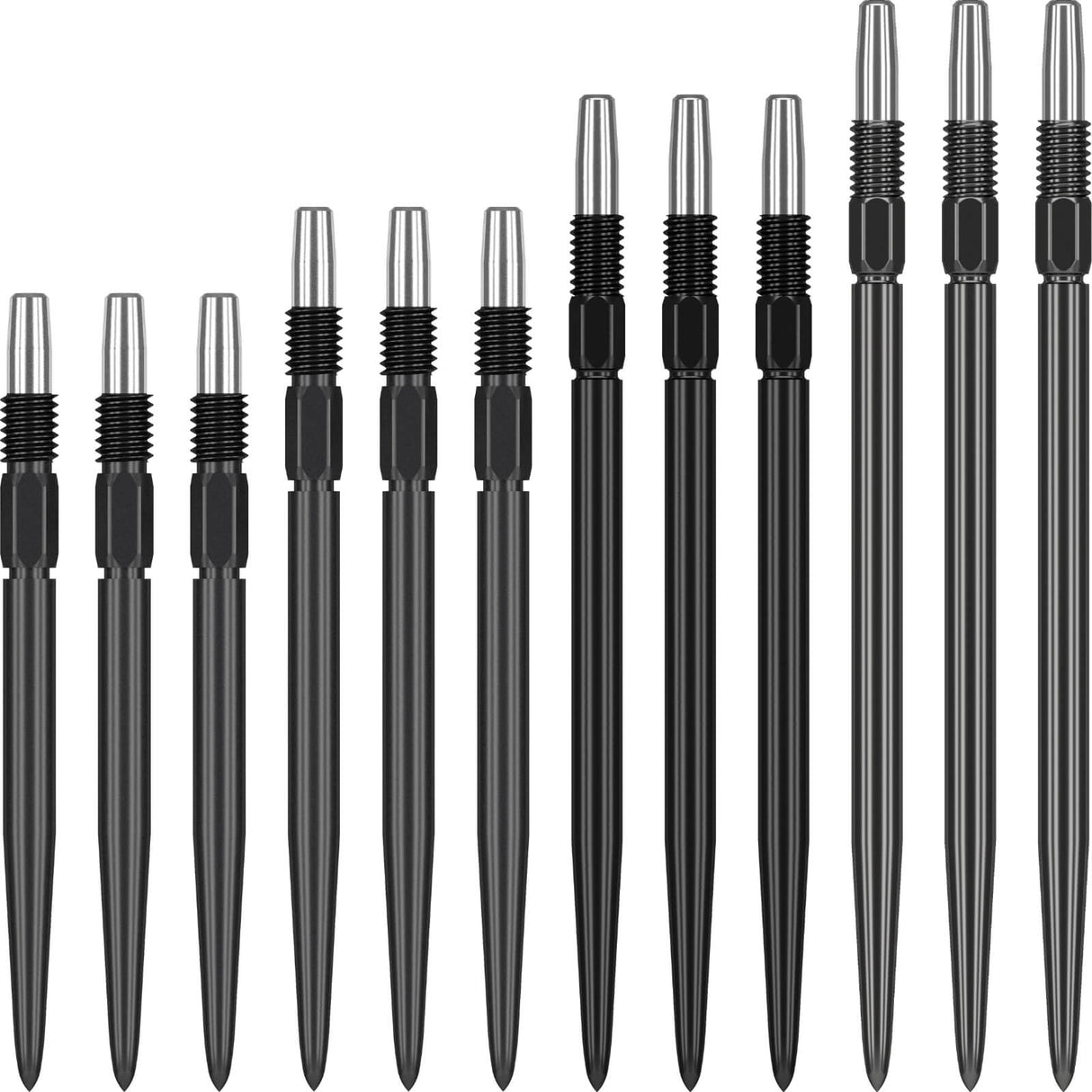 Target - Swiss Plain Dart Points - 26mm 30mm 35mm 40mm - Black / 26mm