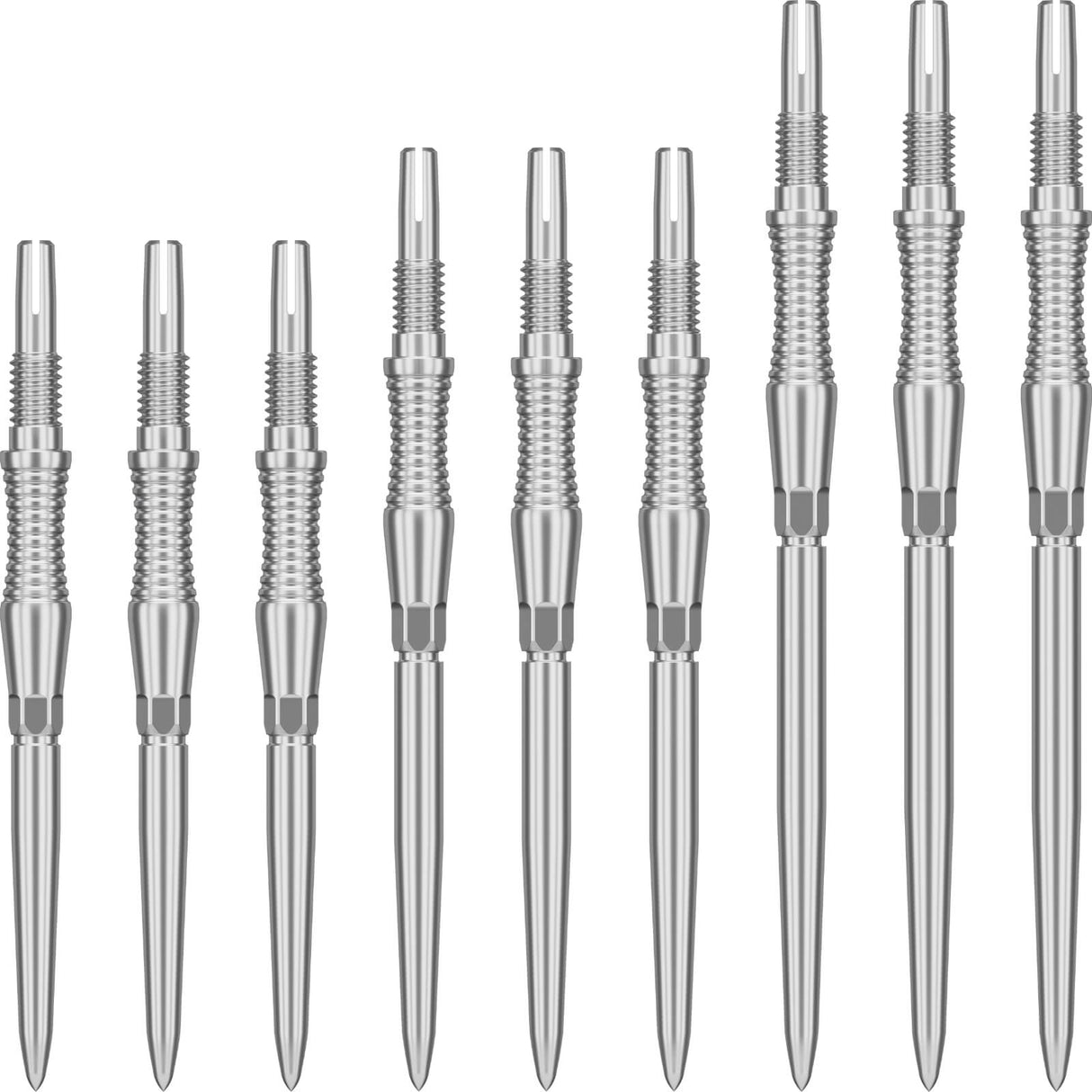 Target - Swiss Storm RST Dart Points - 30mm 35mm 42mm - Silver / 30mm