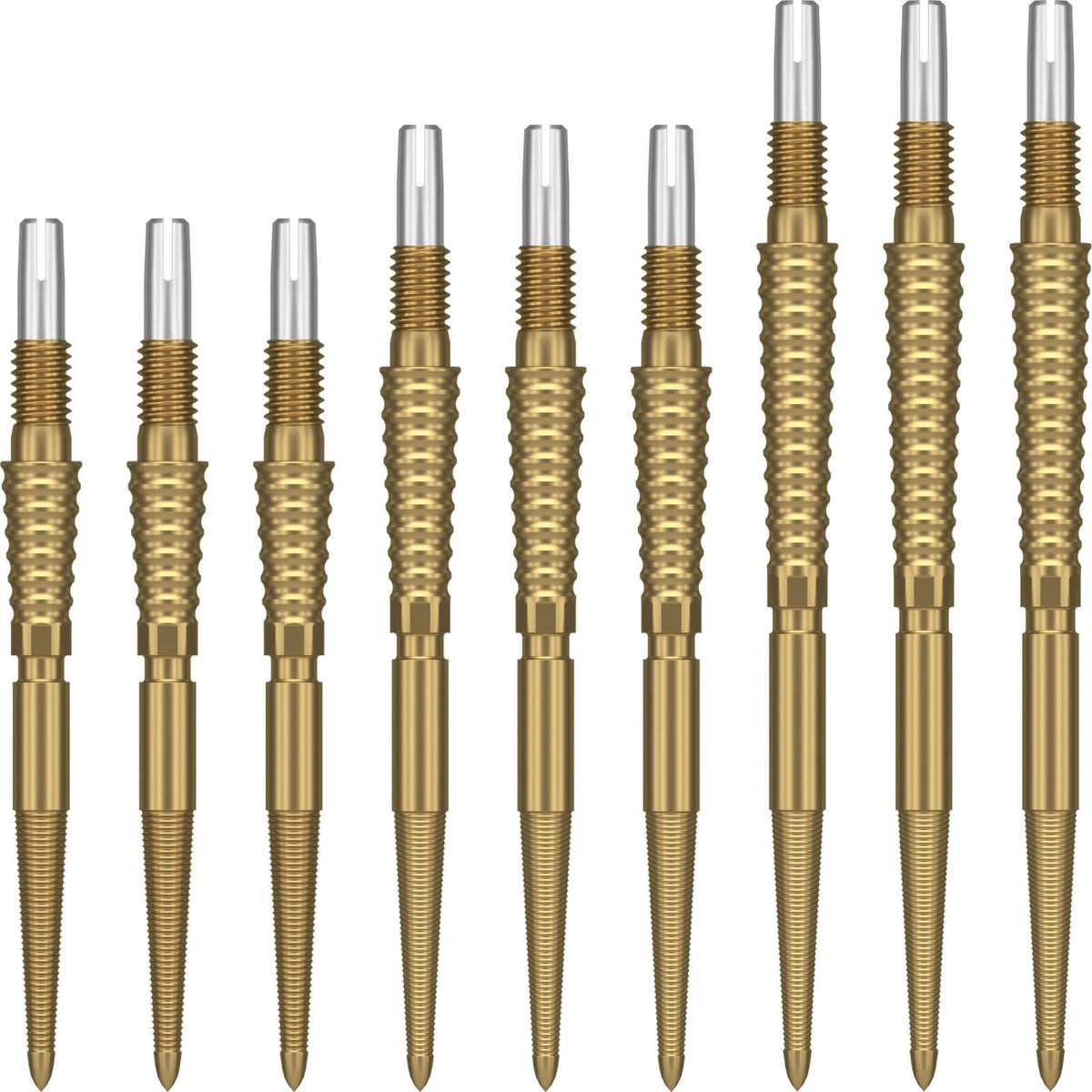 Point Accessories - Target - Swiss Storm LNC Dart Points - 26mm 30mm 35mm Gold / 26mm
