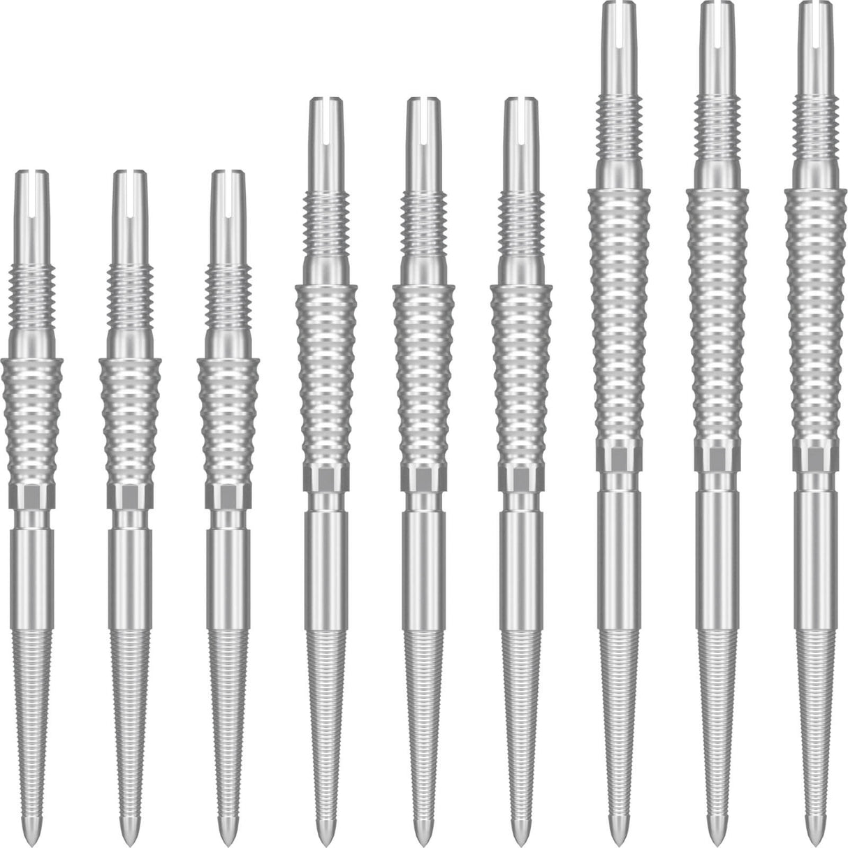 Target - Swiss Storm LNC Dart Points - 26mm 30mm 35mm - Silver / 26mm