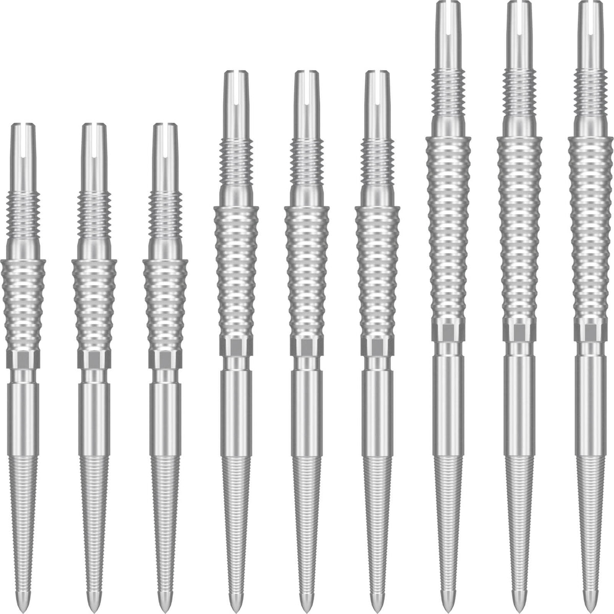 Point Accessories - Target - Swiss Storm LNC Dart Points - 26mm 30mm 35mm Silver / 26mm