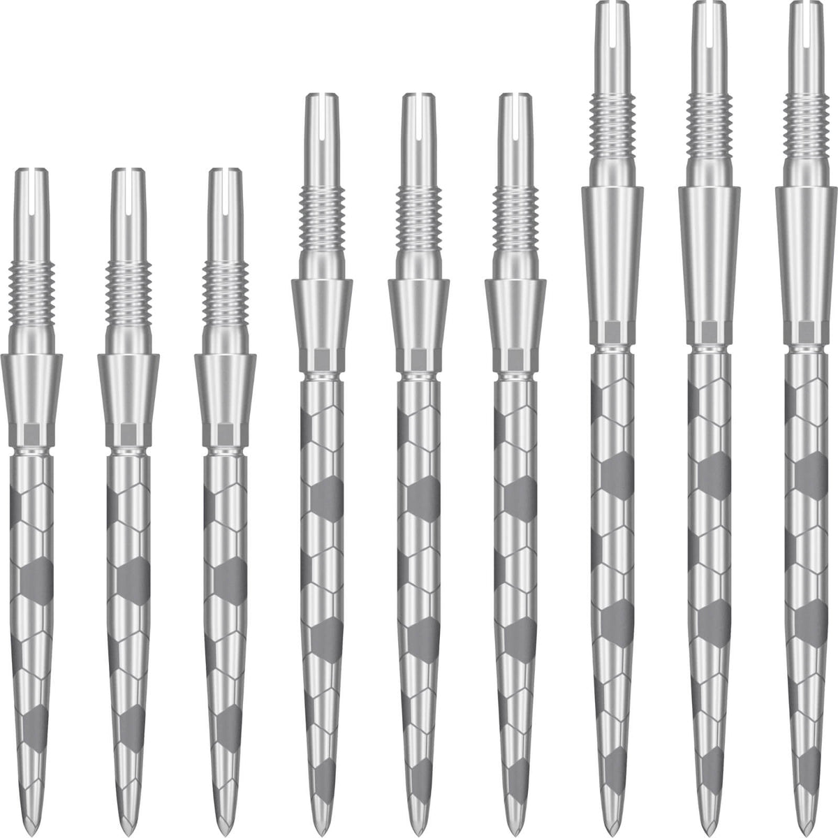 Point Accessories - Target - Swiss Storm Onyx Dart Points - 26mm 30mm 35mm Silver / 26mm