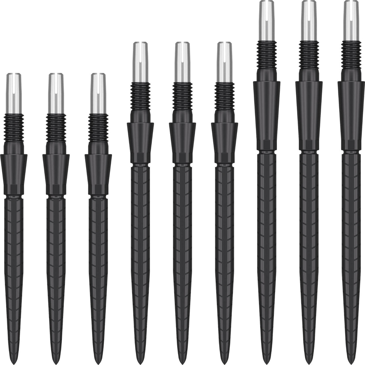 Target - Swiss Storm Quartz Dart Points - 26mm 30mm 35mm - Black / 26mm