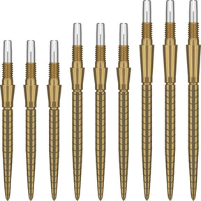 Target - Swiss Storm Quartz Dart Points - 26mm 30mm 35mm - Gold / 26mm