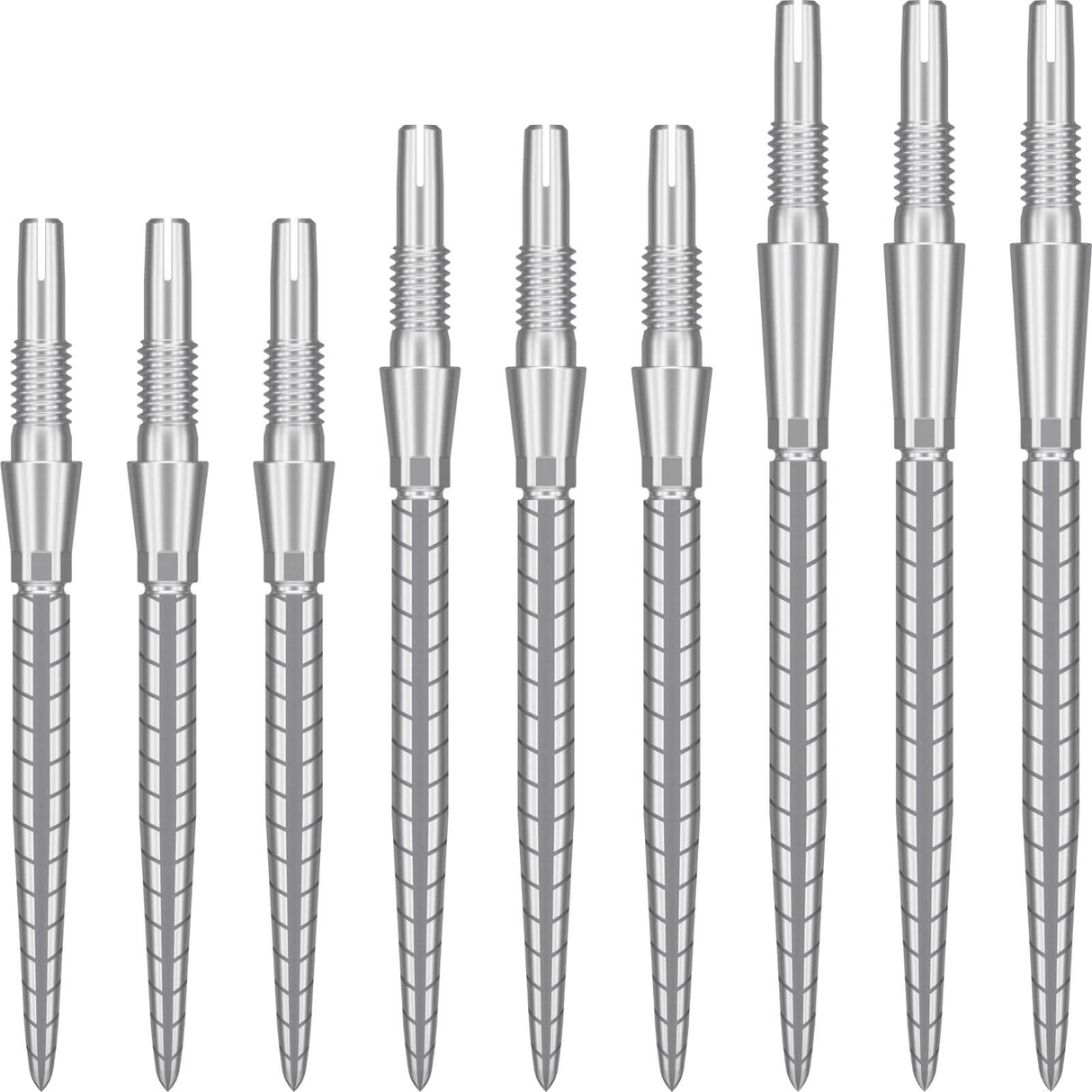 Target - Swiss Storm Quartz Dart Points - 26mm 30mm 35mm - Silver / 26mm