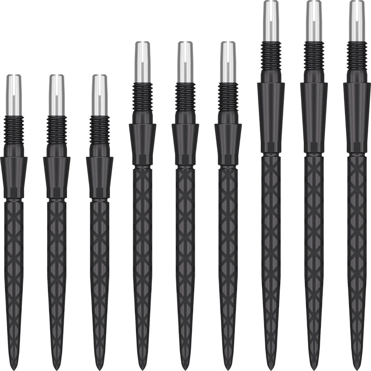 Target - Swiss Storm Diamond Dart Points - 26mm 30mm 35mm - Black / 26mm