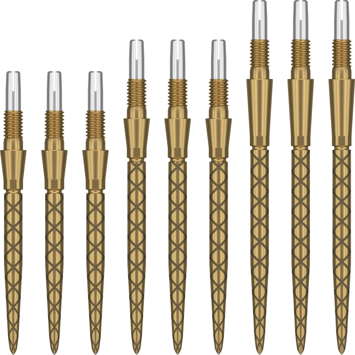 Point Accessories - Target - Swiss Storm Diamond Dart Points - 26mm 30mm 35mm Gold / 26mm