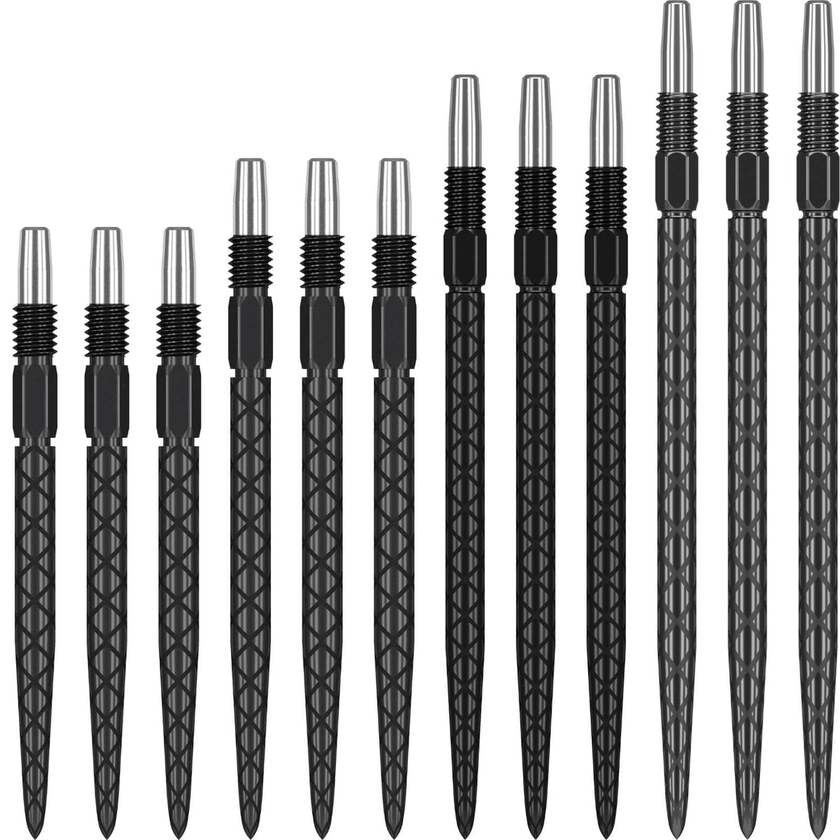 Point Accessories - Target - Swiss Diamond Pro Dart Points - 26mm 30mm 35mm 40mm Black / 26mm