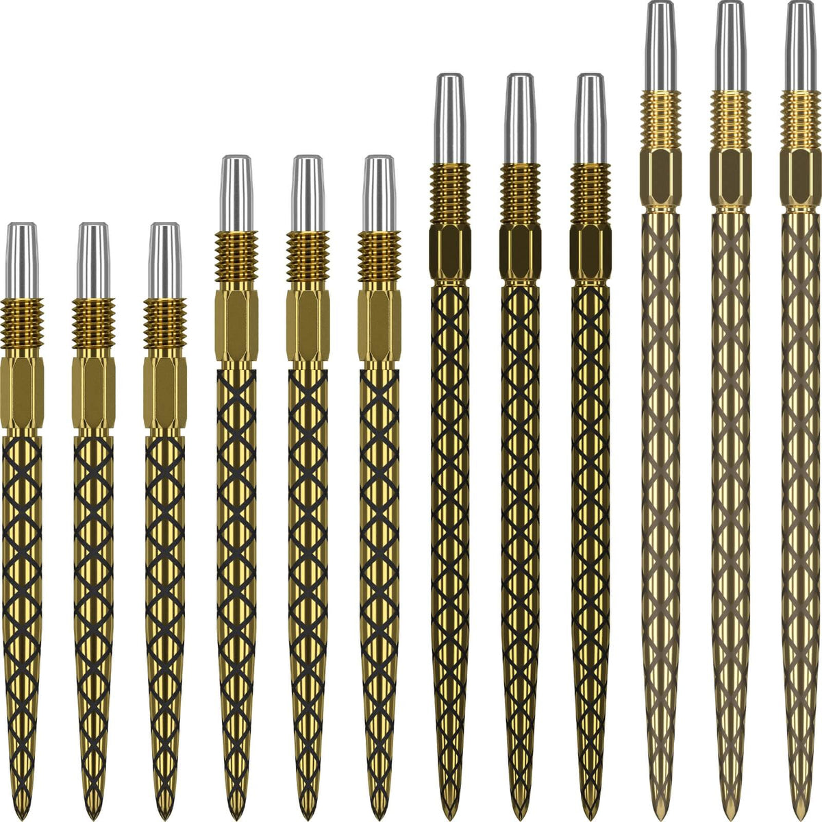 Point Accessories - Target - Swiss Diamond Pro Dart Points - 26mm 30mm 35mm 40mm Gold / 26mm