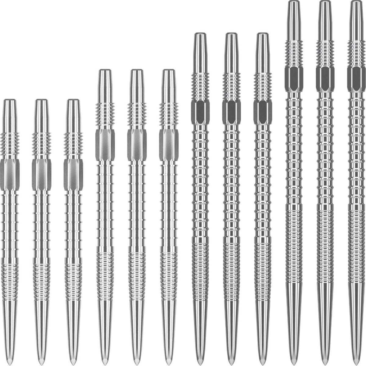Point Accessories - Target - Swiss Firepoint Dart Points - 26mm 30mm 35mm 40mm Silver / 26mm