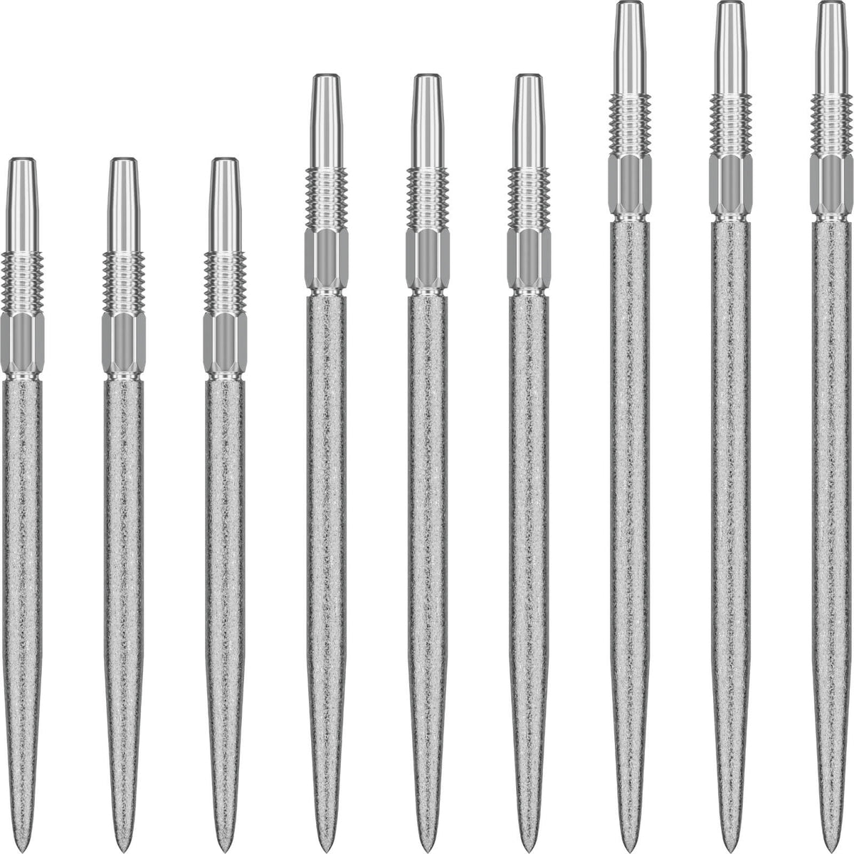 Point Accessories - Target - Swiss SLK Dart Points - 30mm 35mm 42mm Silver / 30mm