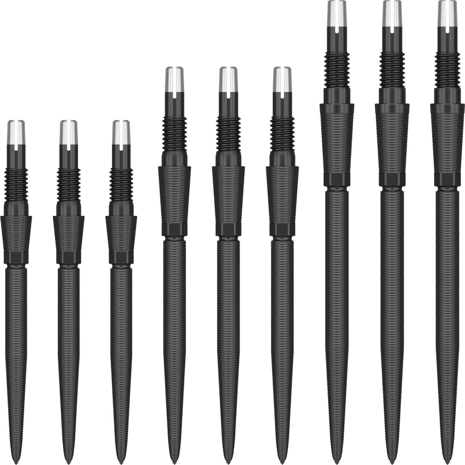 Target - Swiss Storm Nano Dart Points - 26mm 30mm 35mm - Black / 26mm