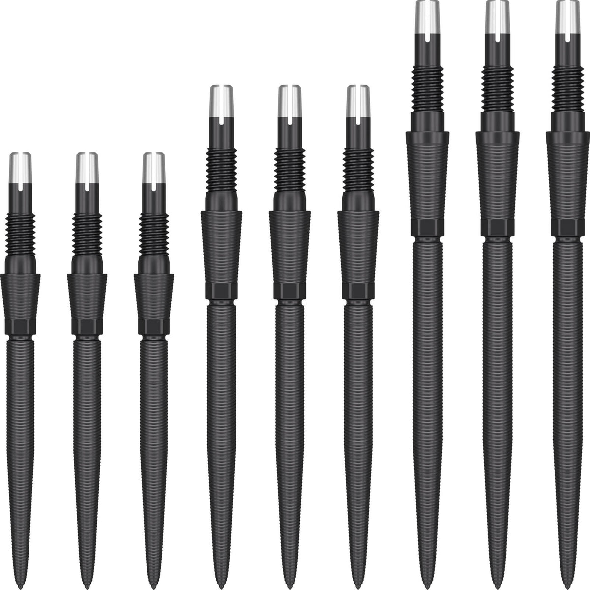 Point Accessories - Target - Swiss Storm Nano Dart Points - 26mm 30mm 35mm Black / 26mm