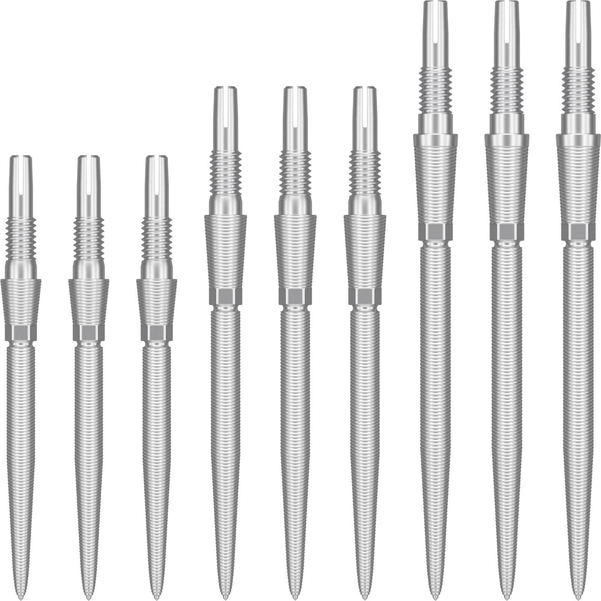 Target - Swiss Storm Nano Dart Points - 26mm 30mm 35mm - Silver / 26mm