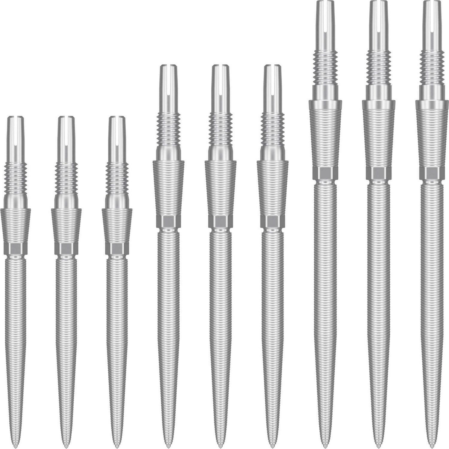 Target - Swiss Storm Nano Dart Points - 26mm 30mm 35mm - Silver / 26mm