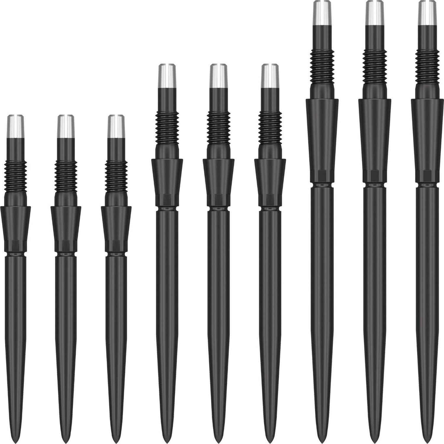 Target - Swiss Storm Plain Dart Points - 26mm 30mm 35mm - Black / 26mm