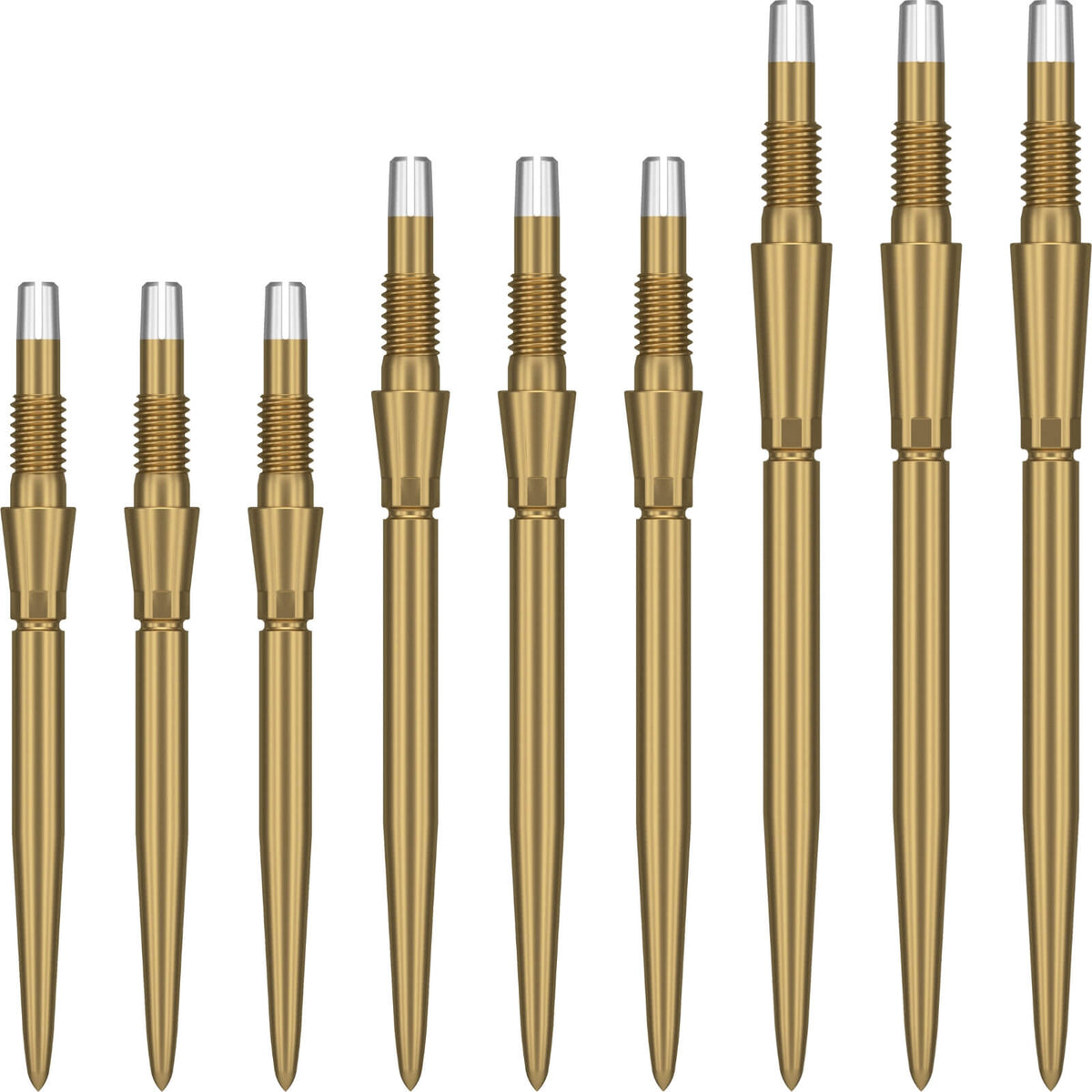 Point Accessories - Target - Swiss Storm Plain Dart Points - 26mm 30mm 35mm Gold / 26mm