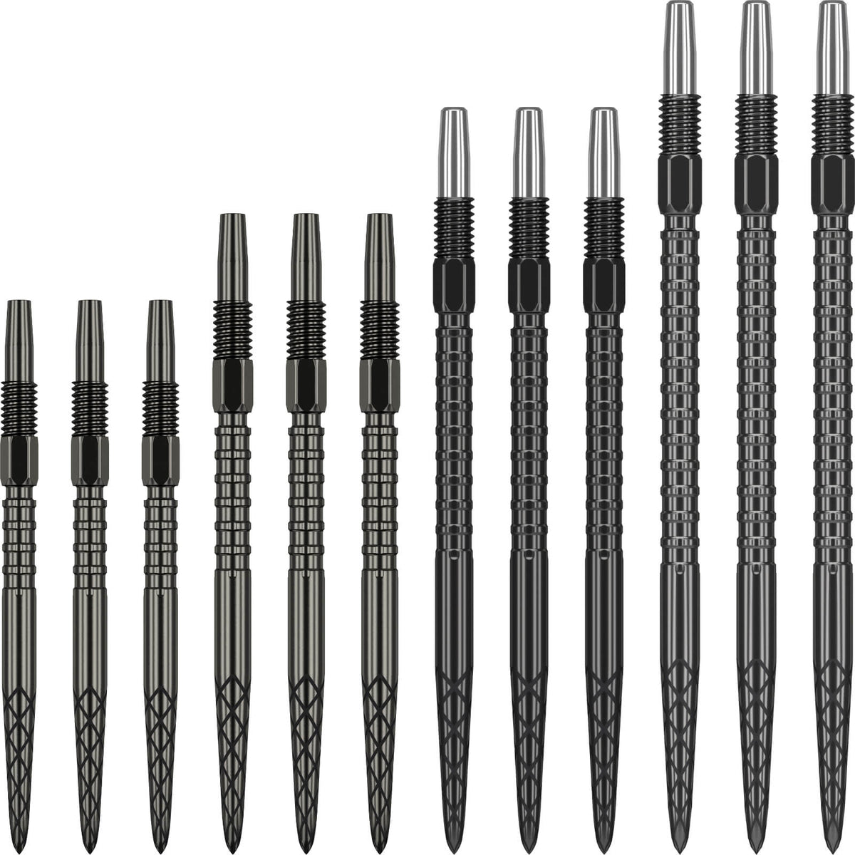 Point Accessories - Target - Swiss DS Dart Points - 26mm 30mm 35mm 40mm Black / 26mm