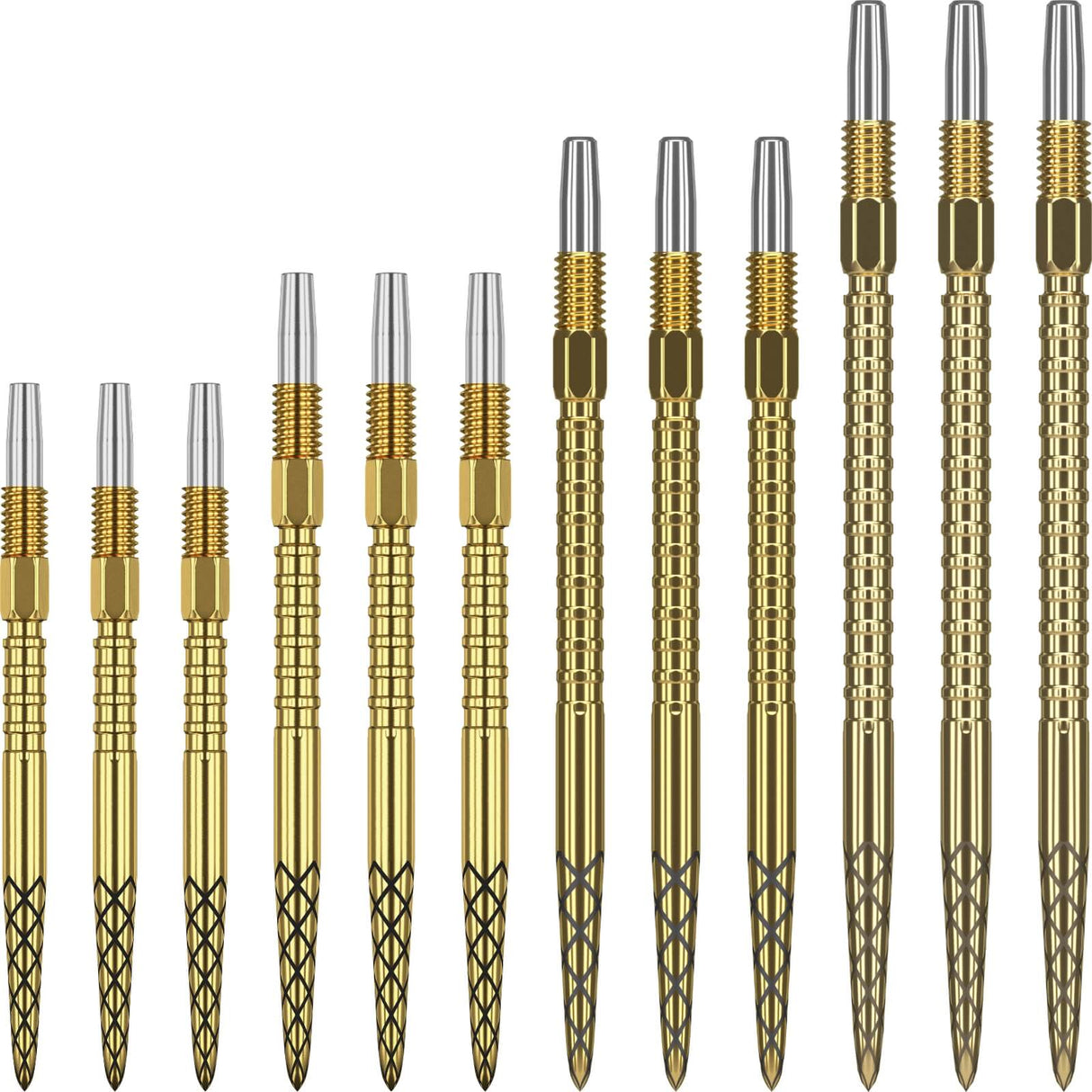 Target - Swiss DS Dart Points - 26mm 30mm 35mm 40mm - Gold / 26mm