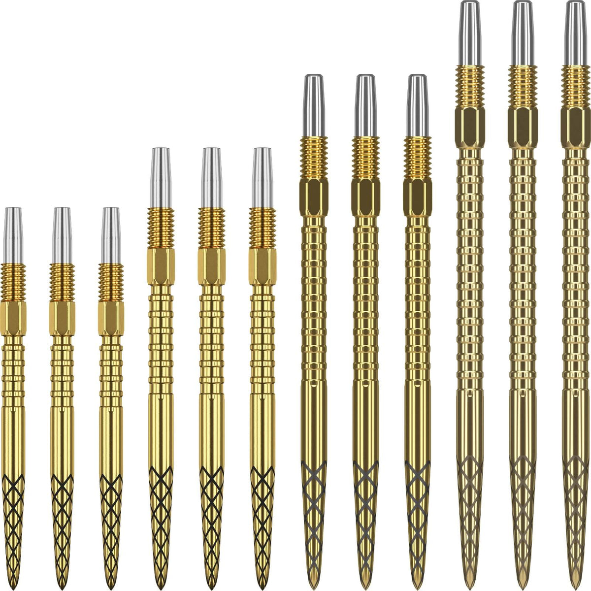 Point Accessories - Target - Swiss DS Dart Points - 26mm 30mm 35mm 40mm Gold / 26mm