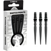 Winmau - Switch Grooved Dart Points - 26mm 30mm 40mm - Black / 26mm