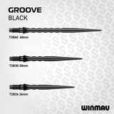 Winmau - Switch Grooved Dart Points - 26mm 30mm 40mm -