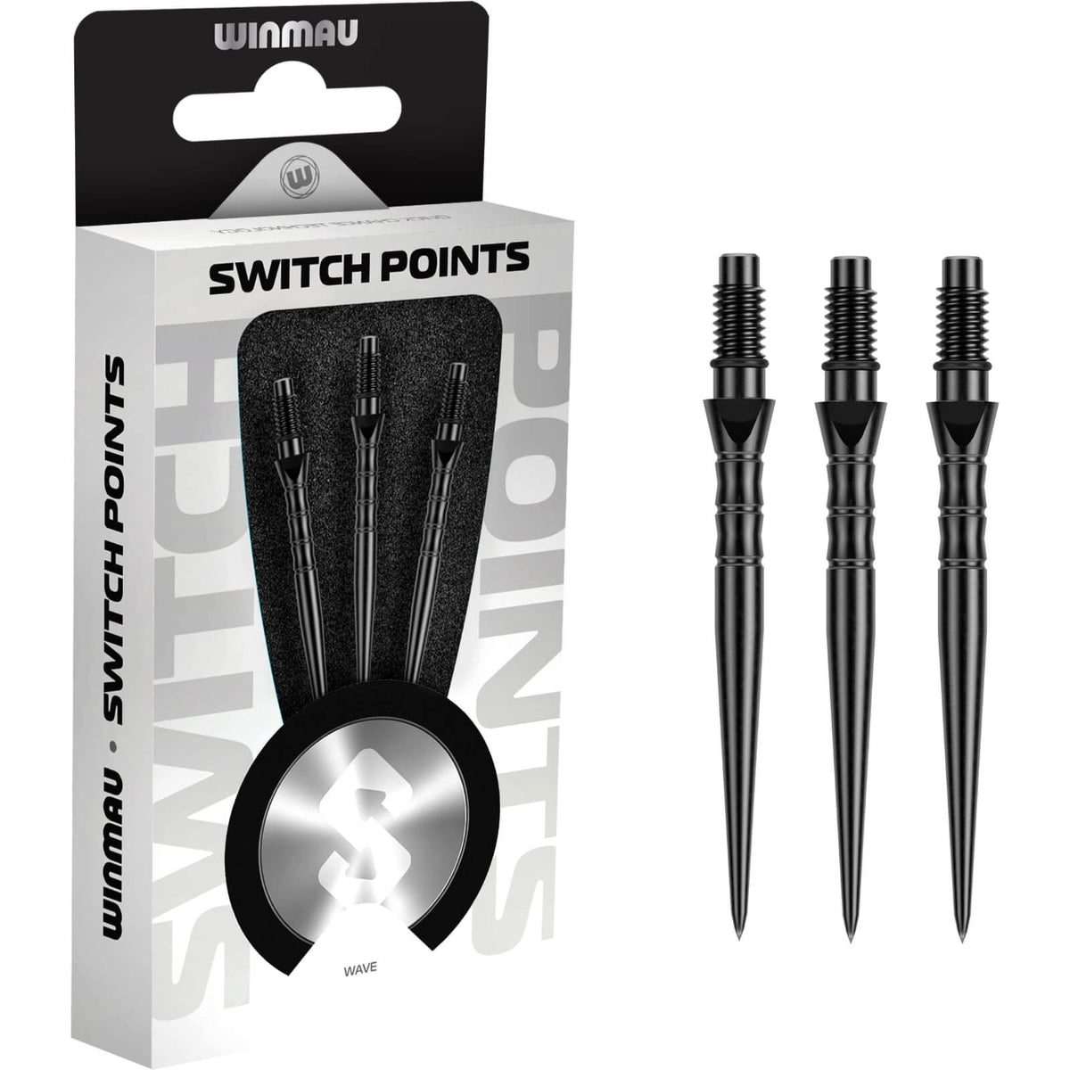 Winmau - Switch Wave Dart Points - 26mm 30mm 40mm